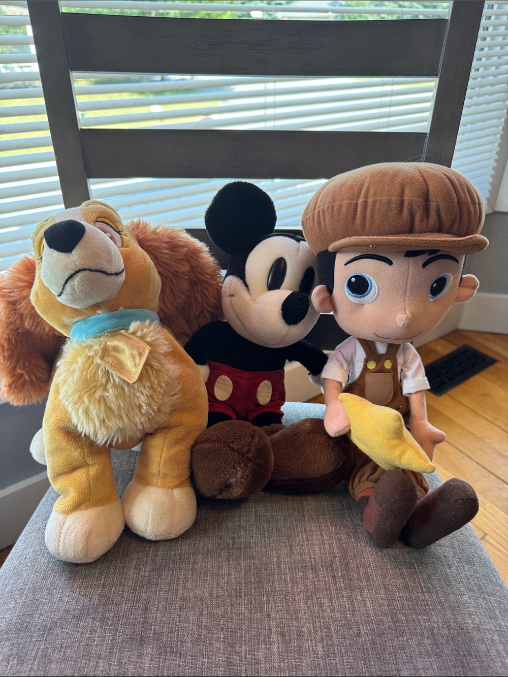 Disney plush lot Mickey La Luna Bambino Lady